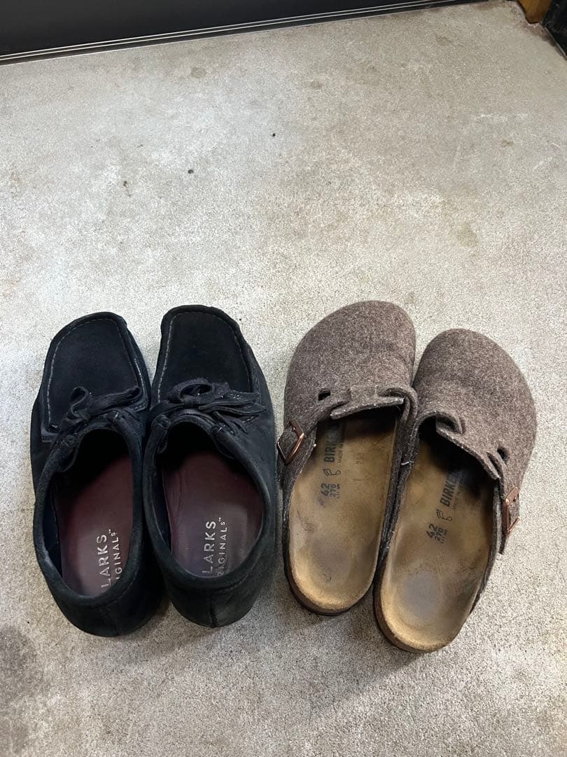 【値下げ】 CLARKS Wallabee,BIRKENSTOCK Boston