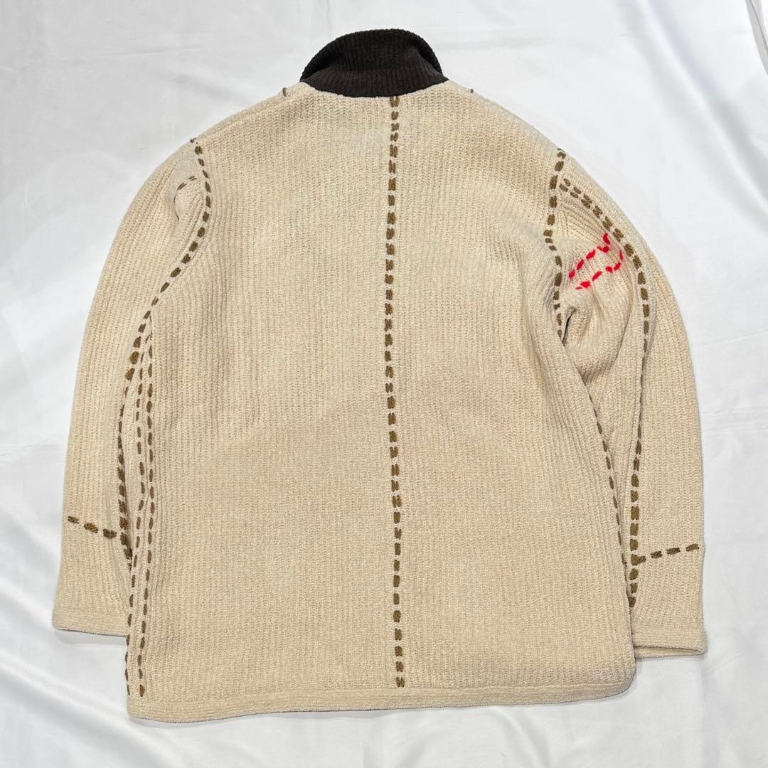 PHINGERIN PG1 SHORT COAT ベージュ ニット