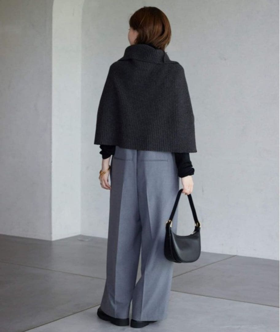 ファインウールスヌード　ケープ　slobe IENA スローブイエナ