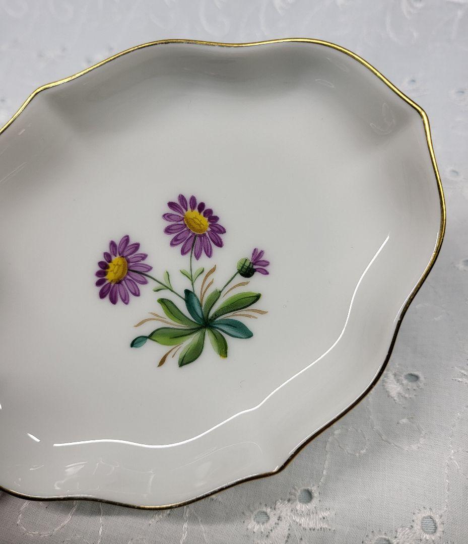 アウガルテン ウィンナーフラワー ミニプレート 小皿 小物入れ3枚