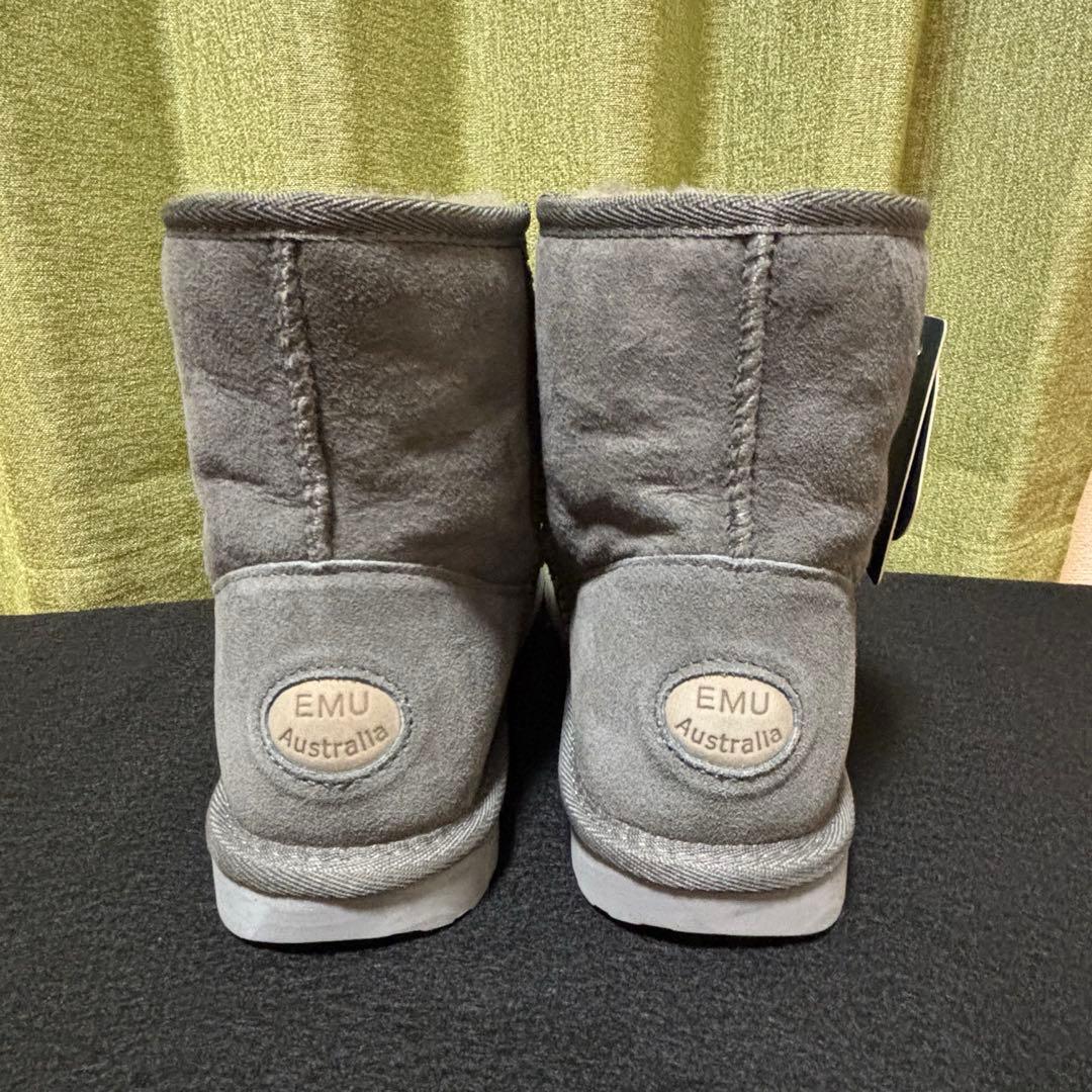 emu ムートンブーツ ⭐︎新品未使用⭐︎サイズ25 グレー タグ付き 防水