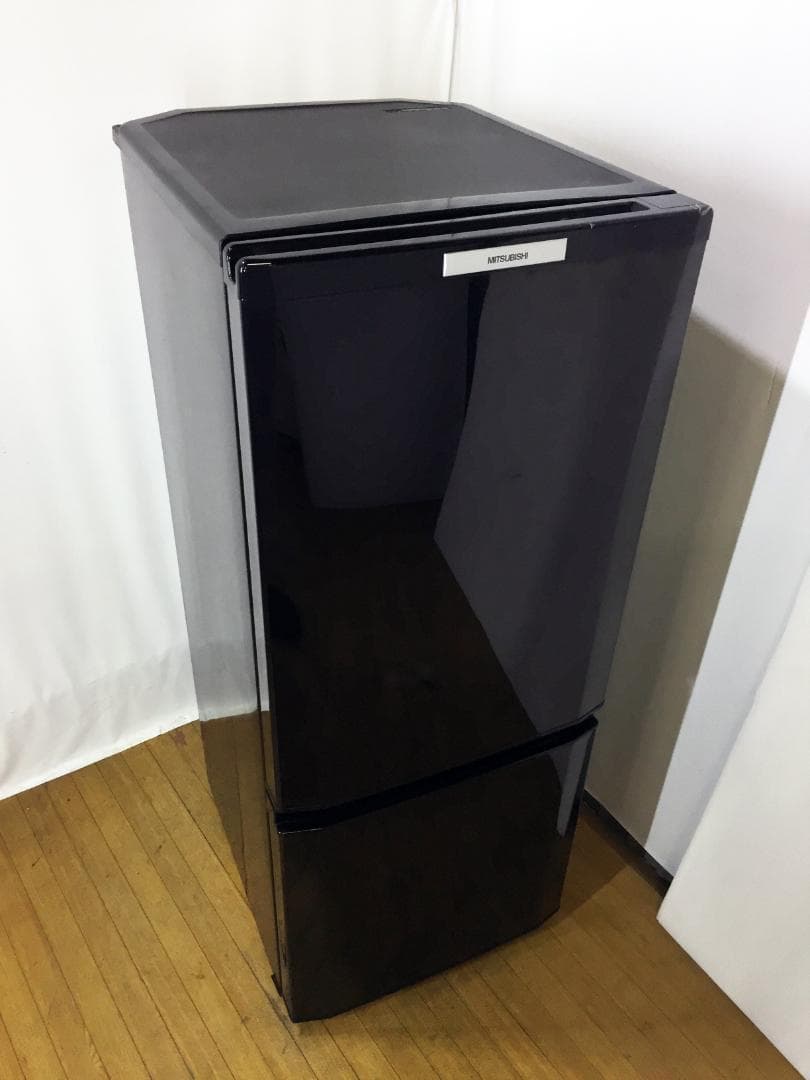 美品 中古★三菱 146L 冷蔵庫【MR-P15S-B】