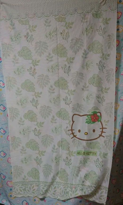 2007年未使用 ハローキティ カフェカーテン HELLOKITTY サンリオ