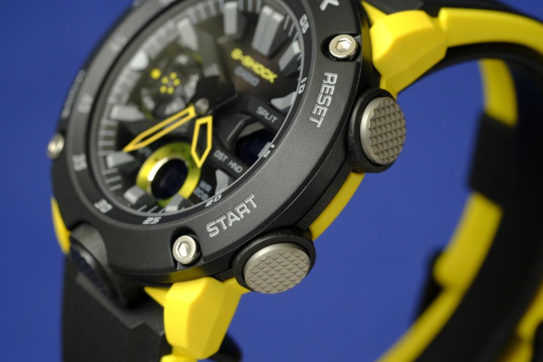 【美品】G-SHOCK GA-2000 ブラック×イエロー／箱有り (123)