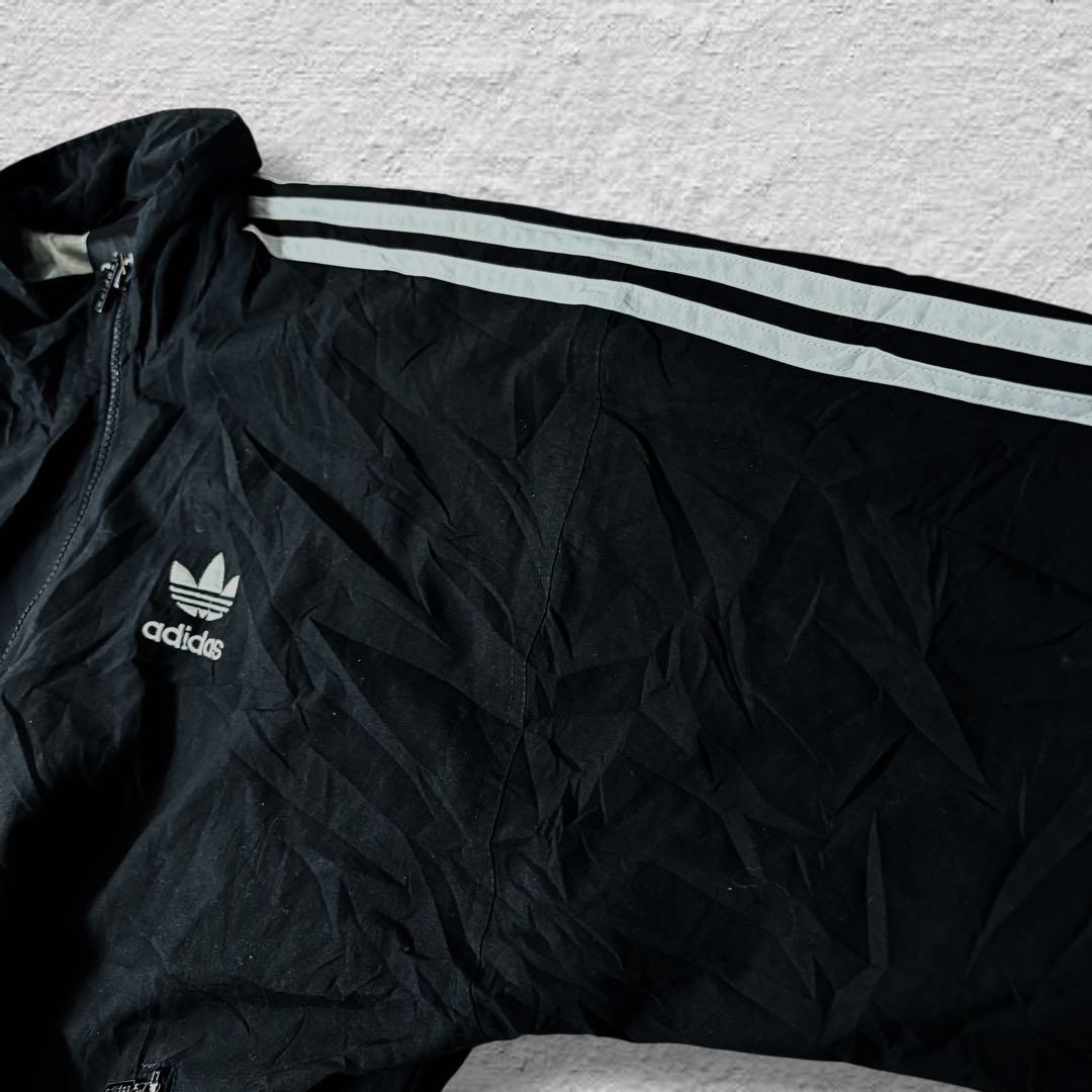 アディダスオリジナルスナイロンジャケット90sブラックvintage古着超激レア