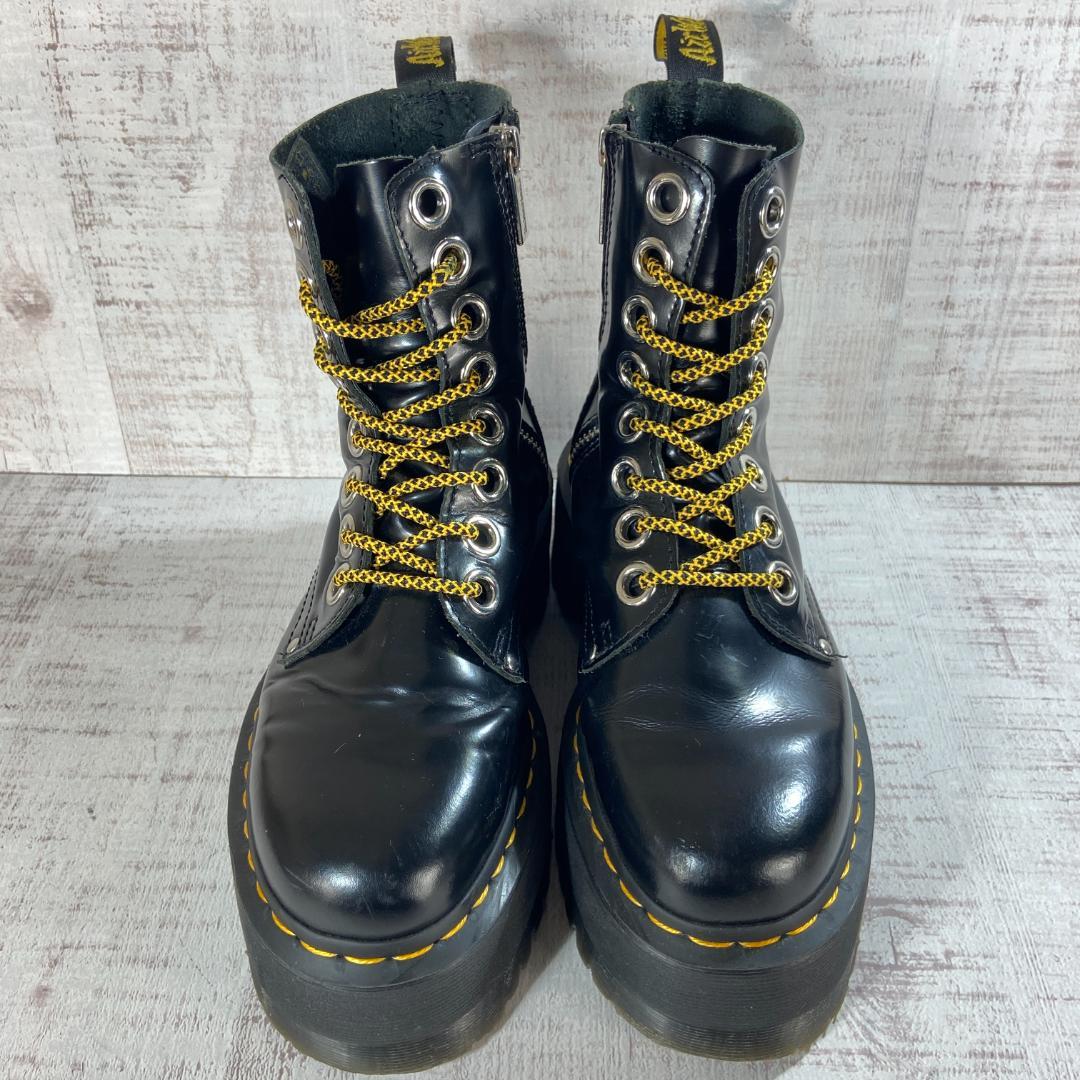 【美品】ドクターマーチン　JADON MAX 黒　厚底　レザー ブーツ　２３cm