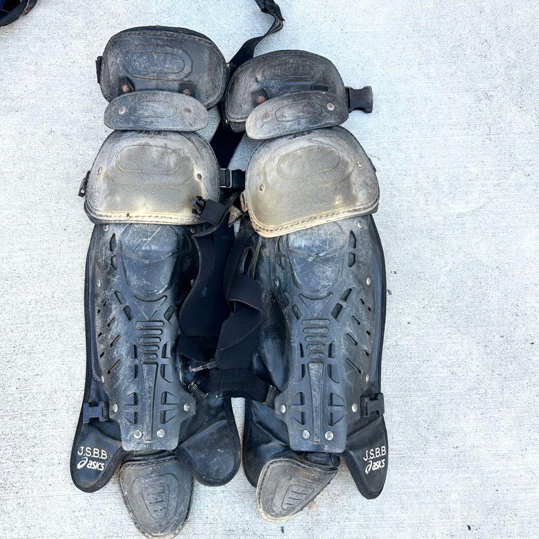 アシックス　キャッチャー防具　捕手　セット バッグ付き