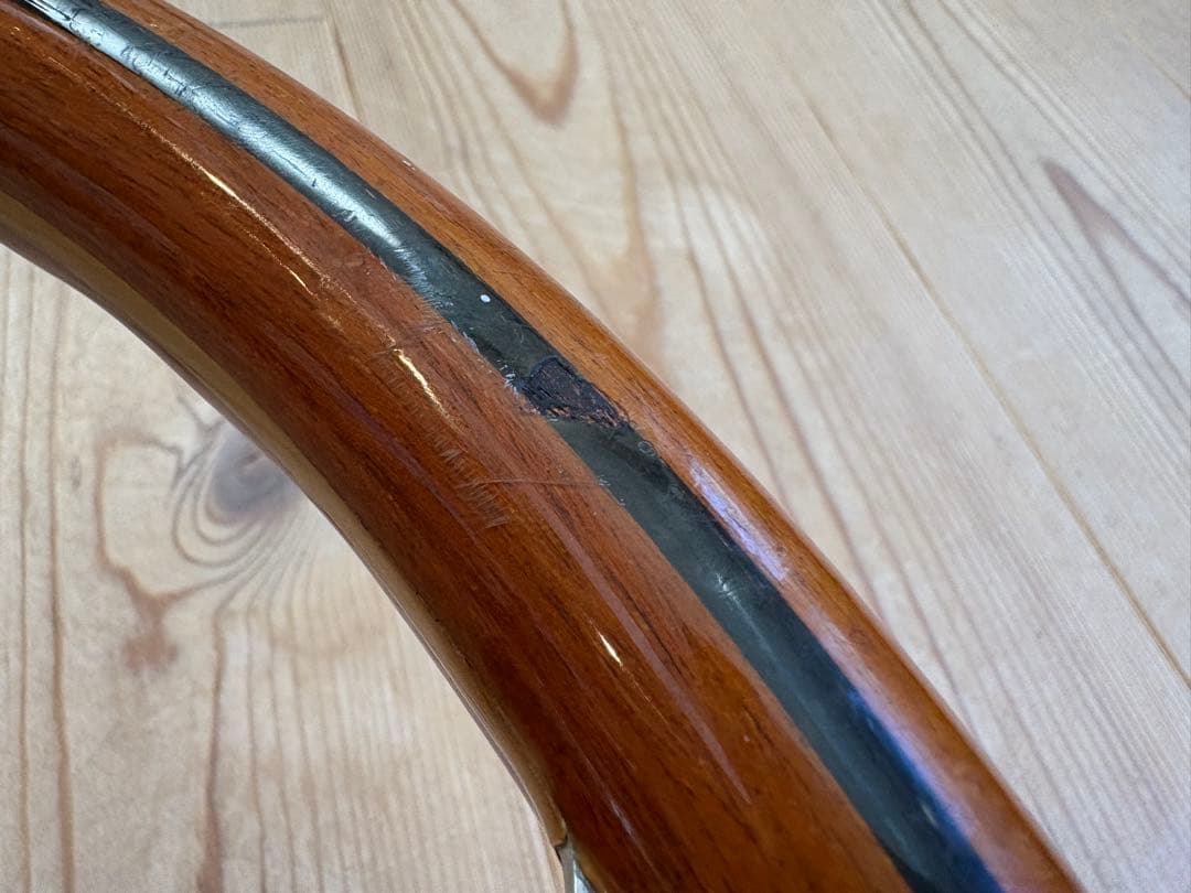 ナルディ クラシック ウッドステアリング36.５cm!ボスはおまけです。