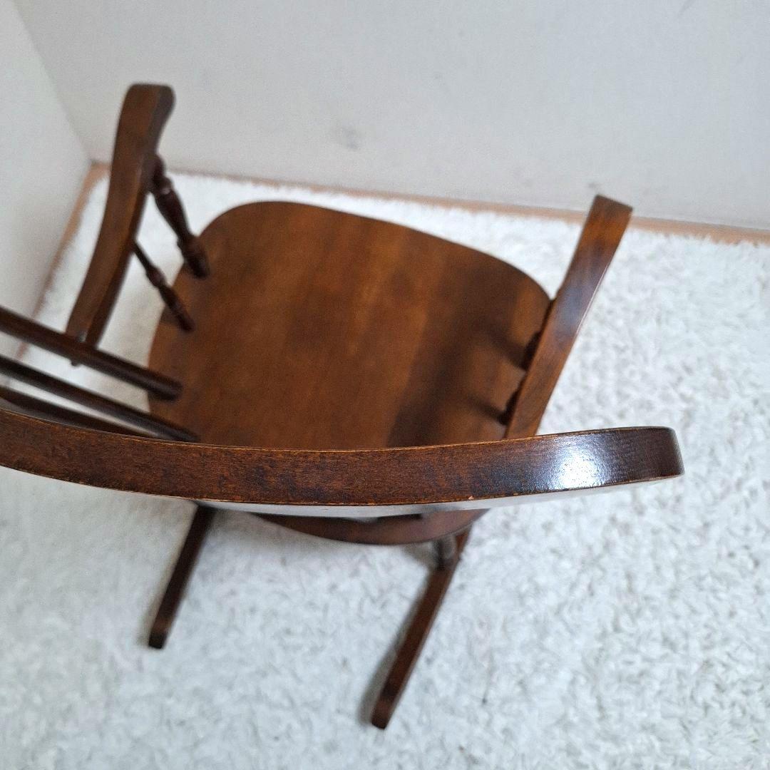【美品】柏木工 ロッキングチェア ウィンザースタイル 高級 木製