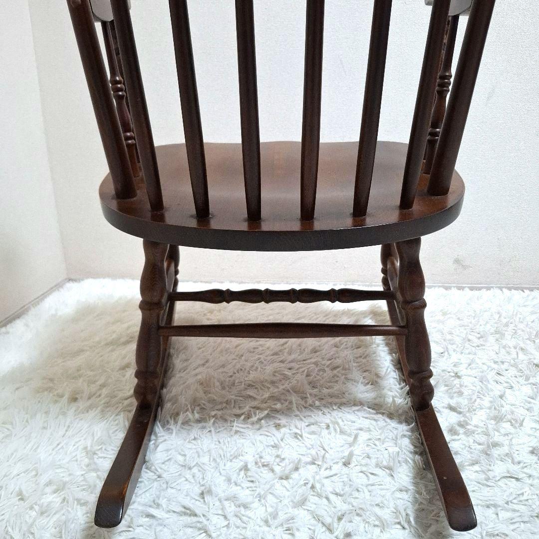 【美品】柏木工 ロッキングチェア ウィンザースタイル 高級 木製