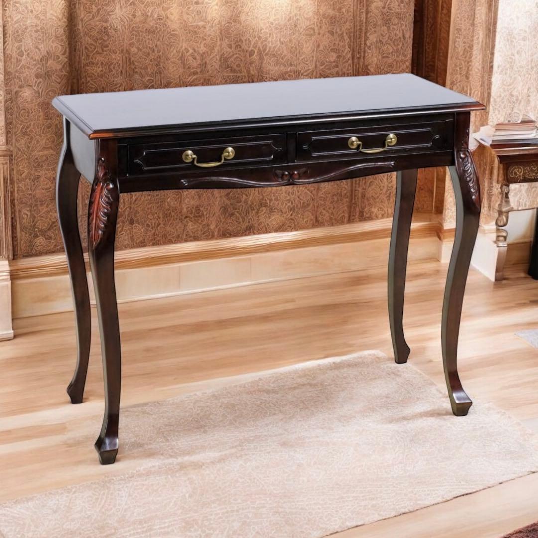 D 新品 コンソールテーブル アジアン 机 デスク サイドテーブル アンティーク