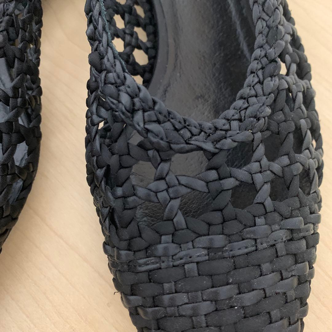 SHISEI メッシュポインテッドシューズ　37