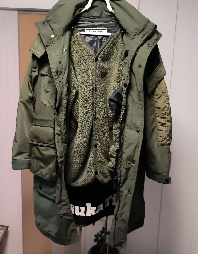 【定価9万円】オニツカタイガー ボアライナー付 モッズコート