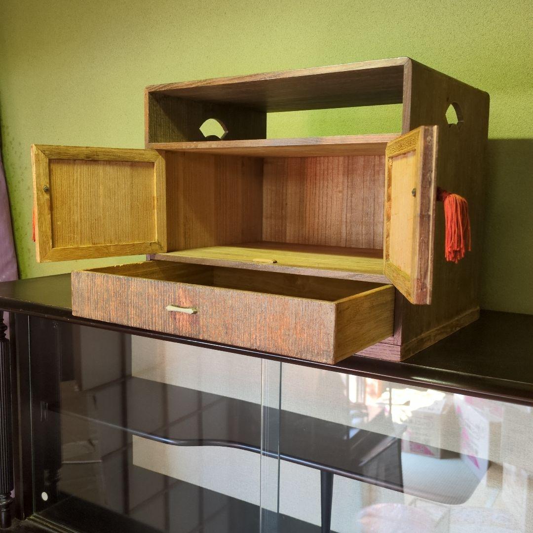 ★最終値下げ 超特価セール★桐製 三味線用見台 箪笥 古箪笥 引出し棚 桐箪笥