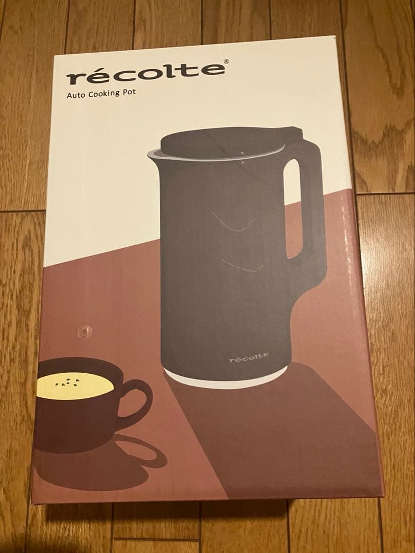 レコルト　自動調理ポット recolte 新品未使用品　ナチュラルブラック