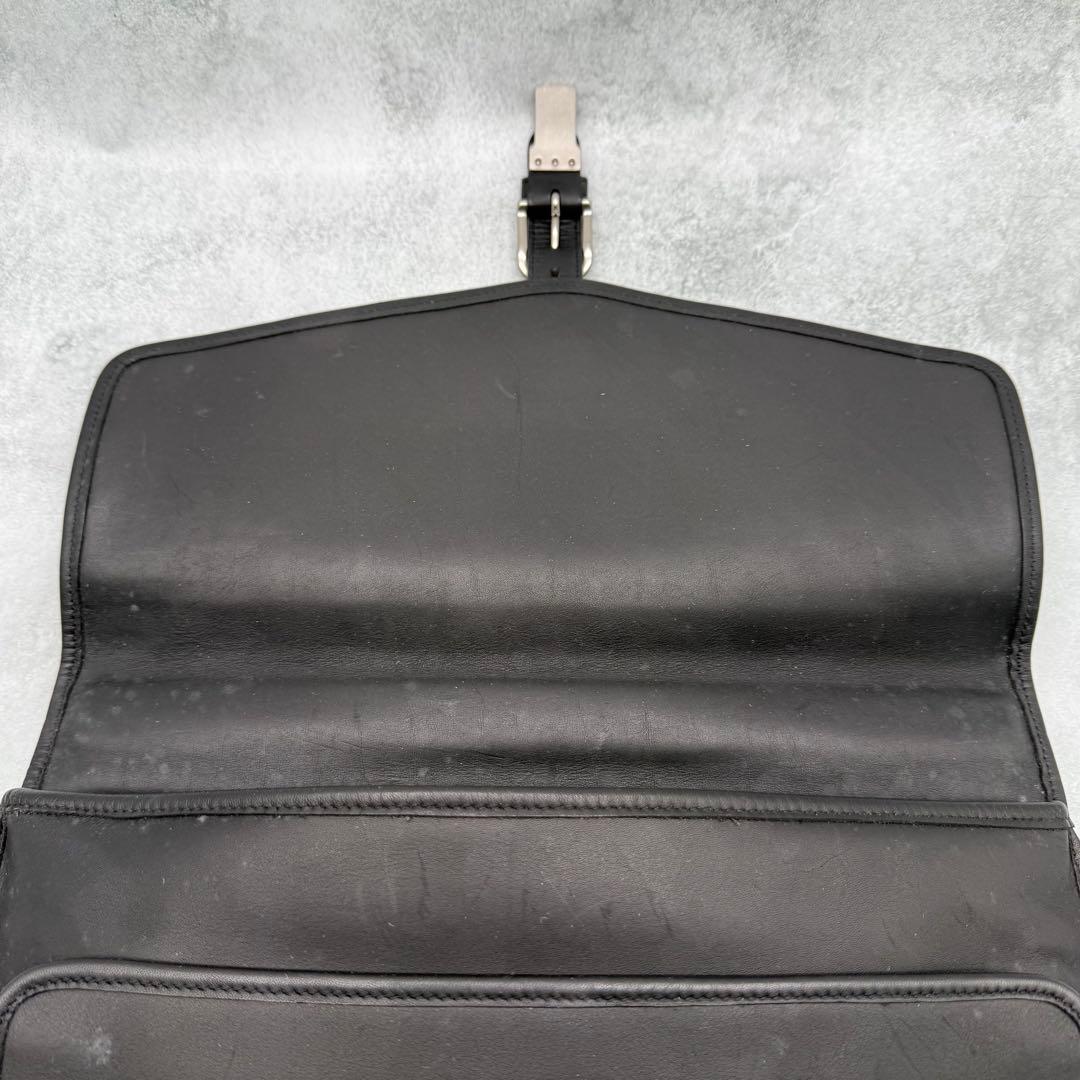 COACH オールドコーチ ビジネスバッグ 2way レザー クロスボディ 黒