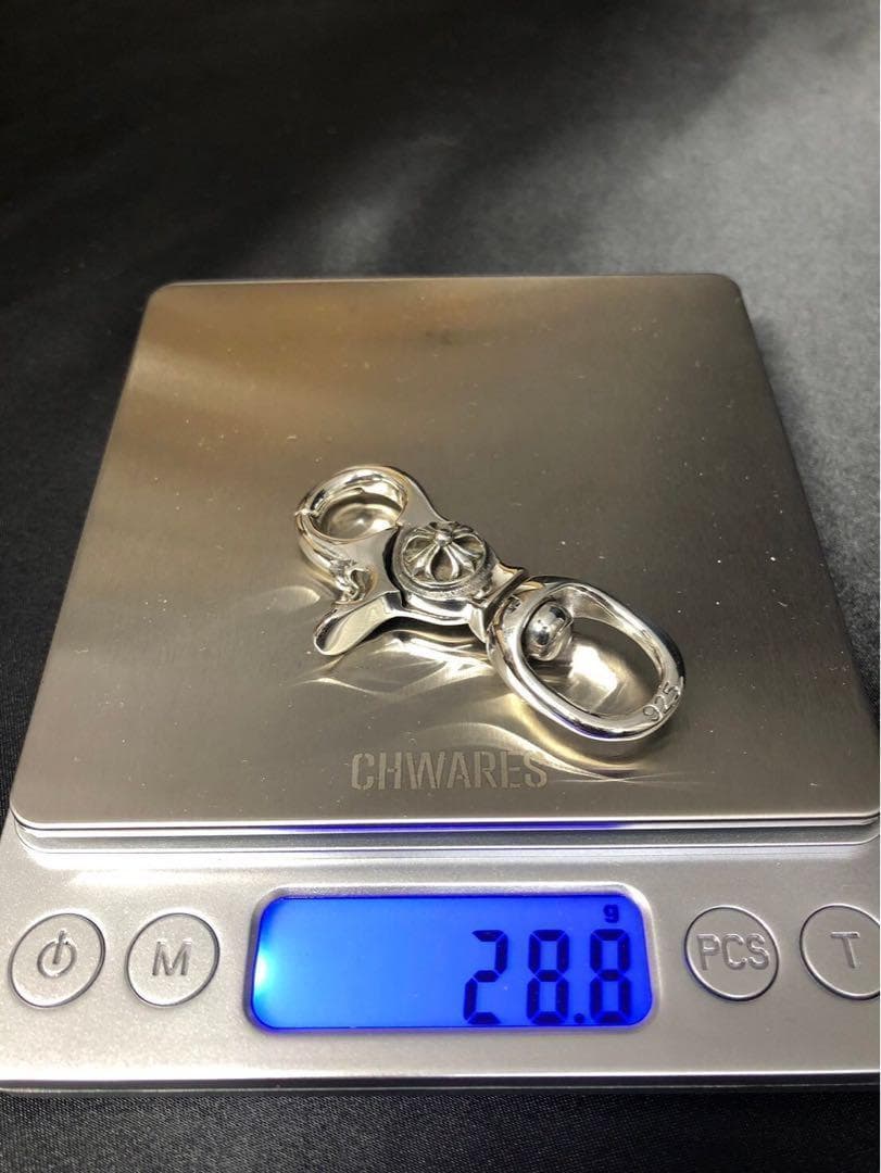 シルバー925 キーホルダー　キーリング　クロス　プラス　クロム　人気　2-10