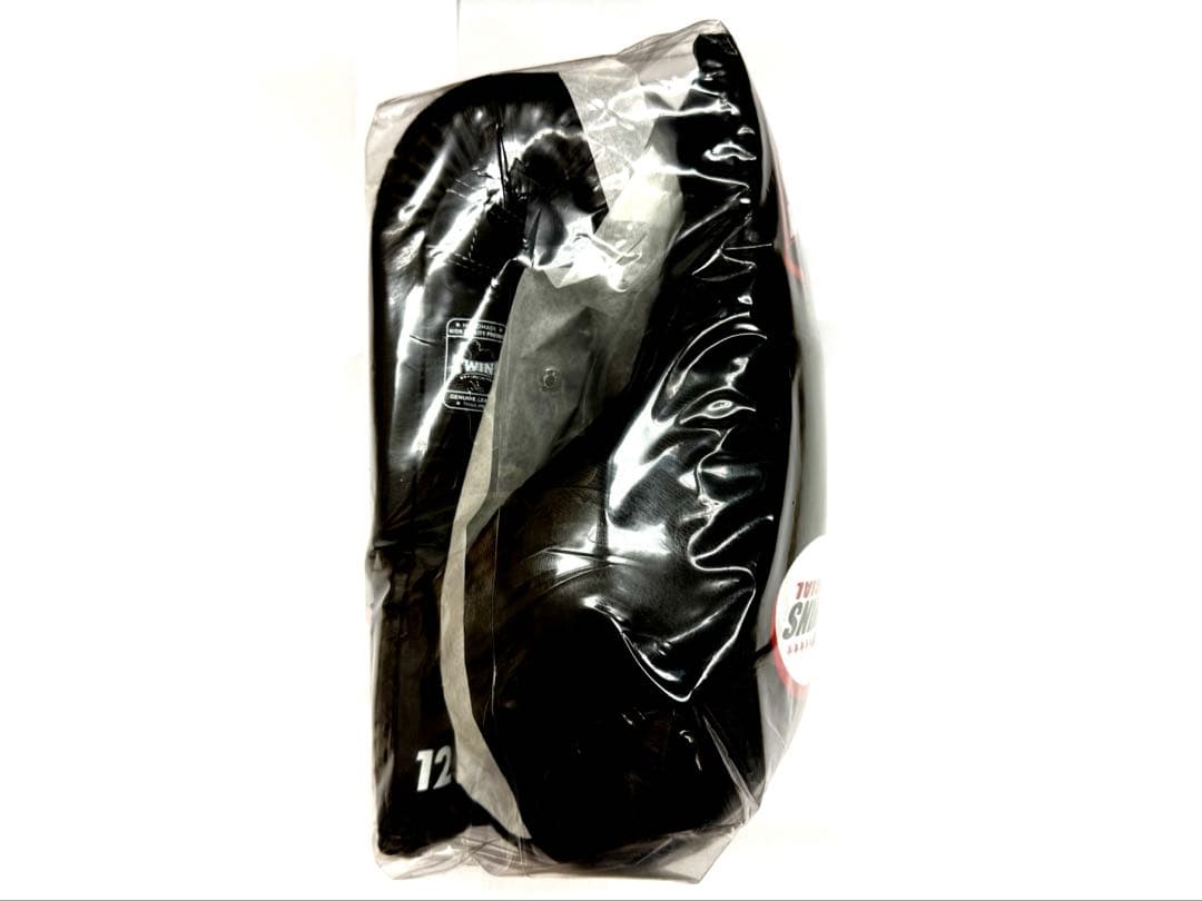 新品　タグ付　TWINS 12ozグローブ　黒　紐式　ヒモ式　ツインズ