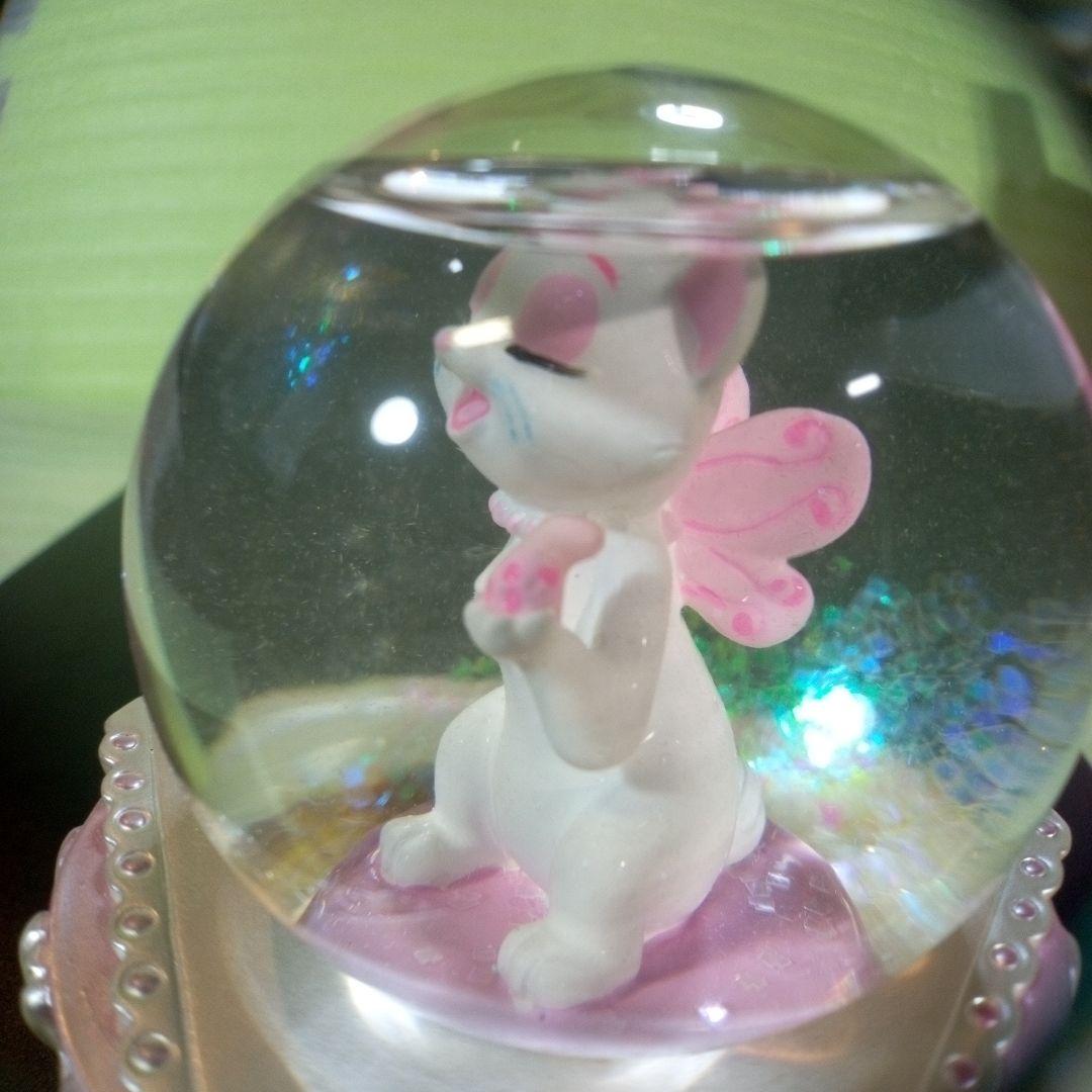 Hong Kong　DISNEYLAND　スノードーム　マリーちゃん？　レア希少