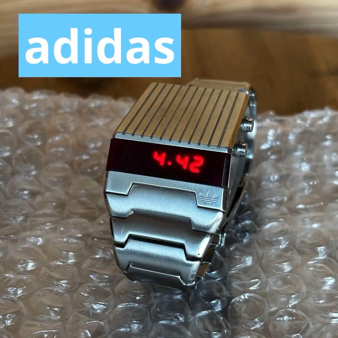 adidas ヴィンテージ 腕時計 LED
