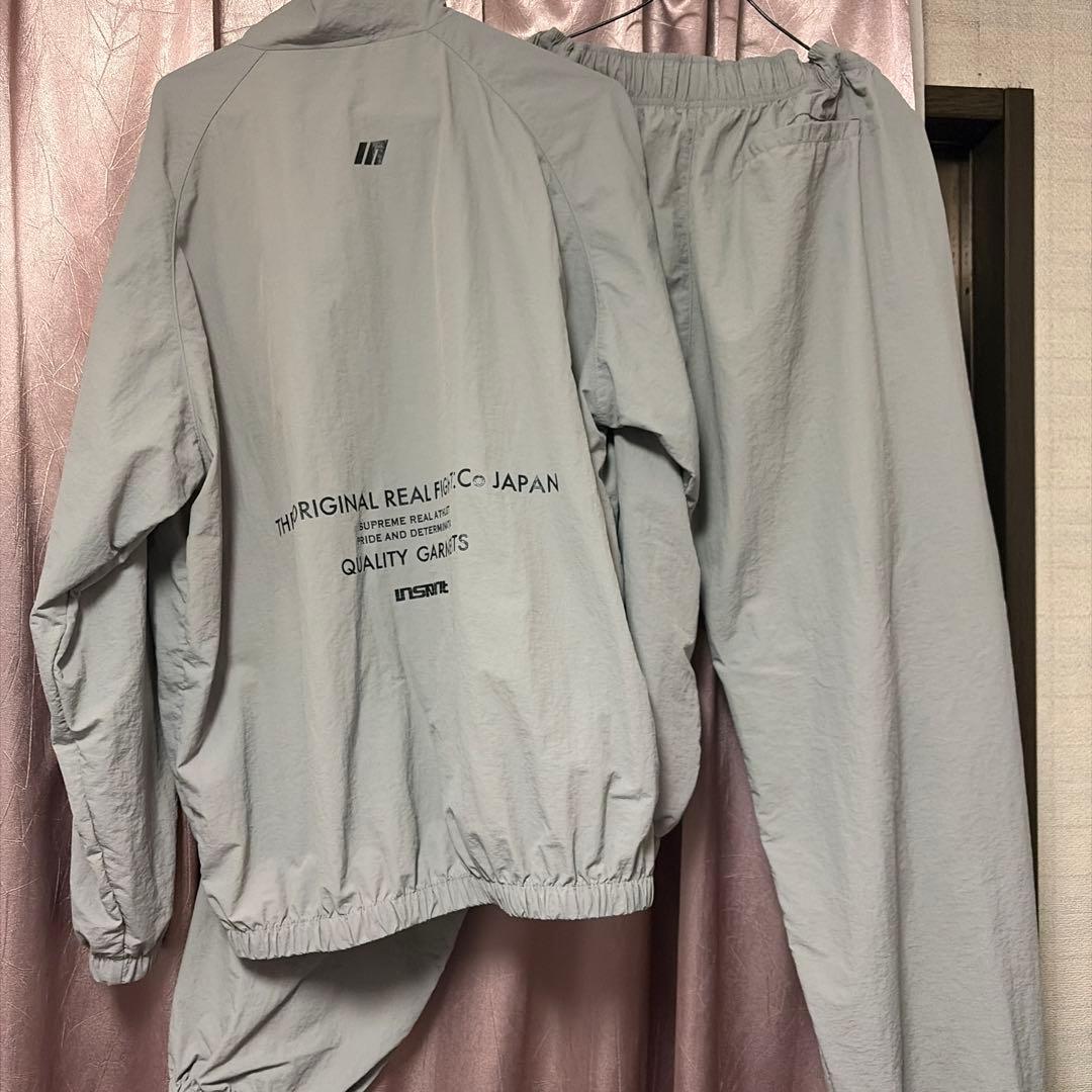 鈴木千裕 グレー ナイロンジャケット パンツセット M