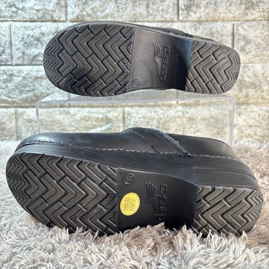 美品❣️DANSKO ダンスコ クロッグ サボサンダル 本革 レザー 箱付属✨