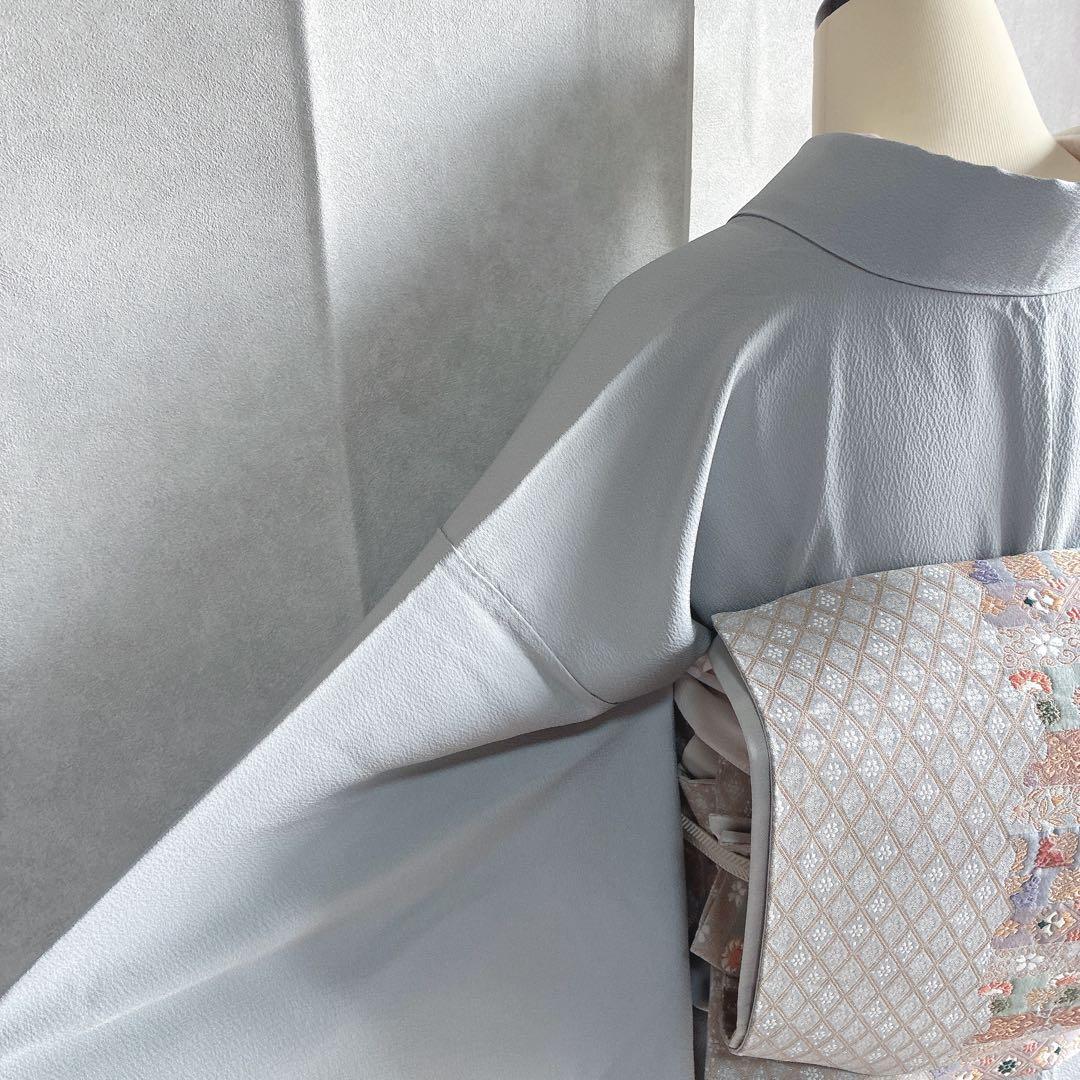 色無地　付け下げ　フルセット　トールサイズ　難あり　練習用　着物　正絹　J9