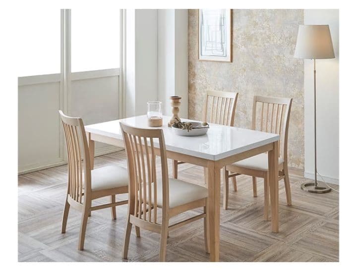 関家具 ダイニングチェア 2脚セット フレームホワイト スペードⅡ つ325