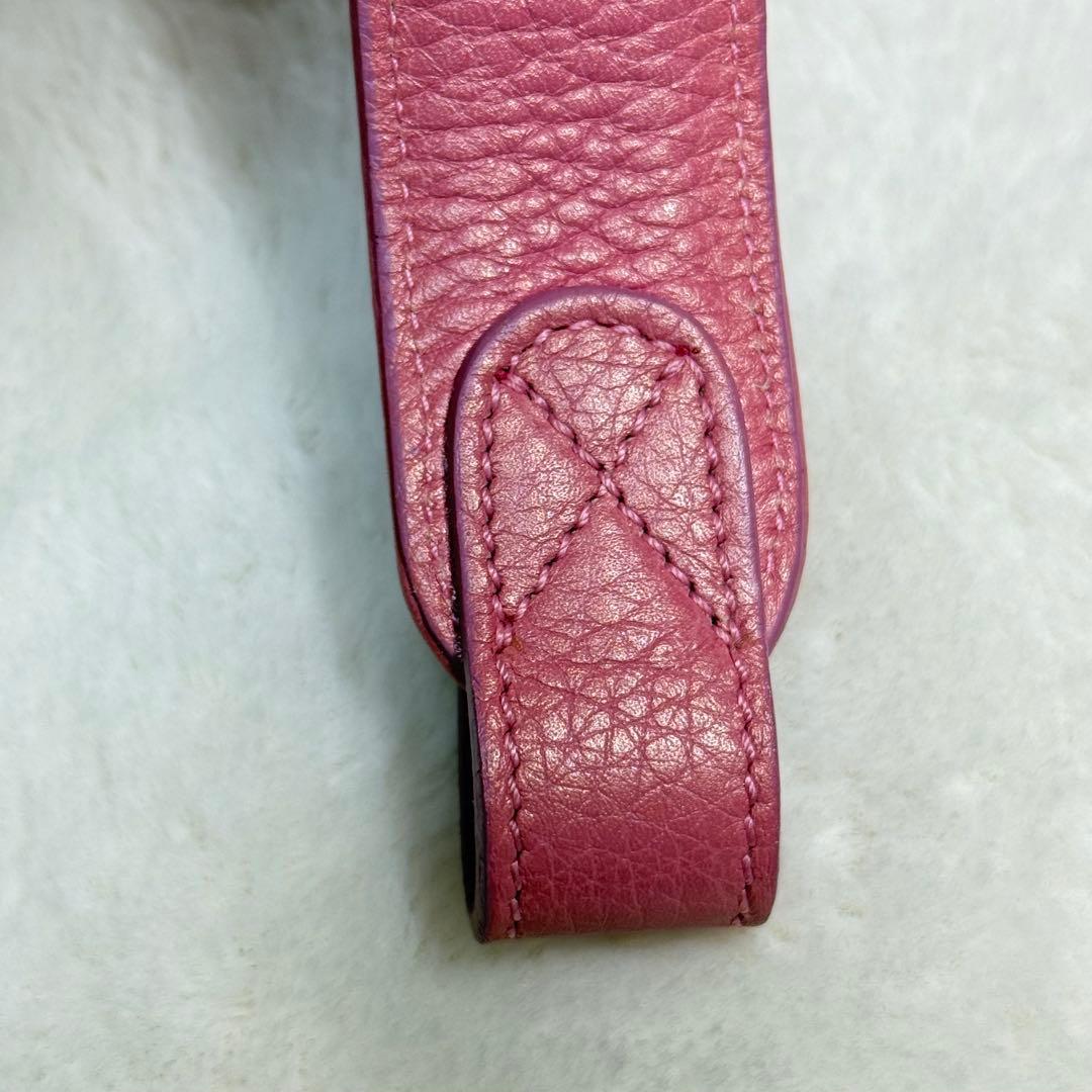 希少 美品 Christian Dior ピンク 刺繍 ベルト CD金具