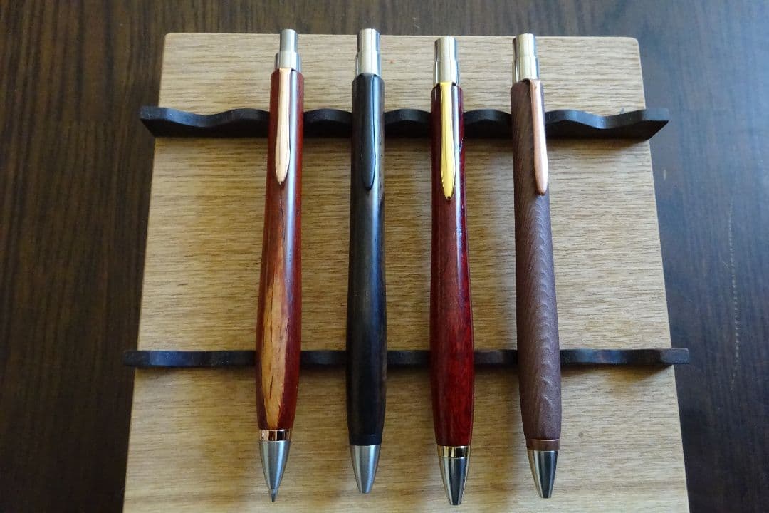 ウッドペンクラフト　木軸ペン・バハギアペンケースセット