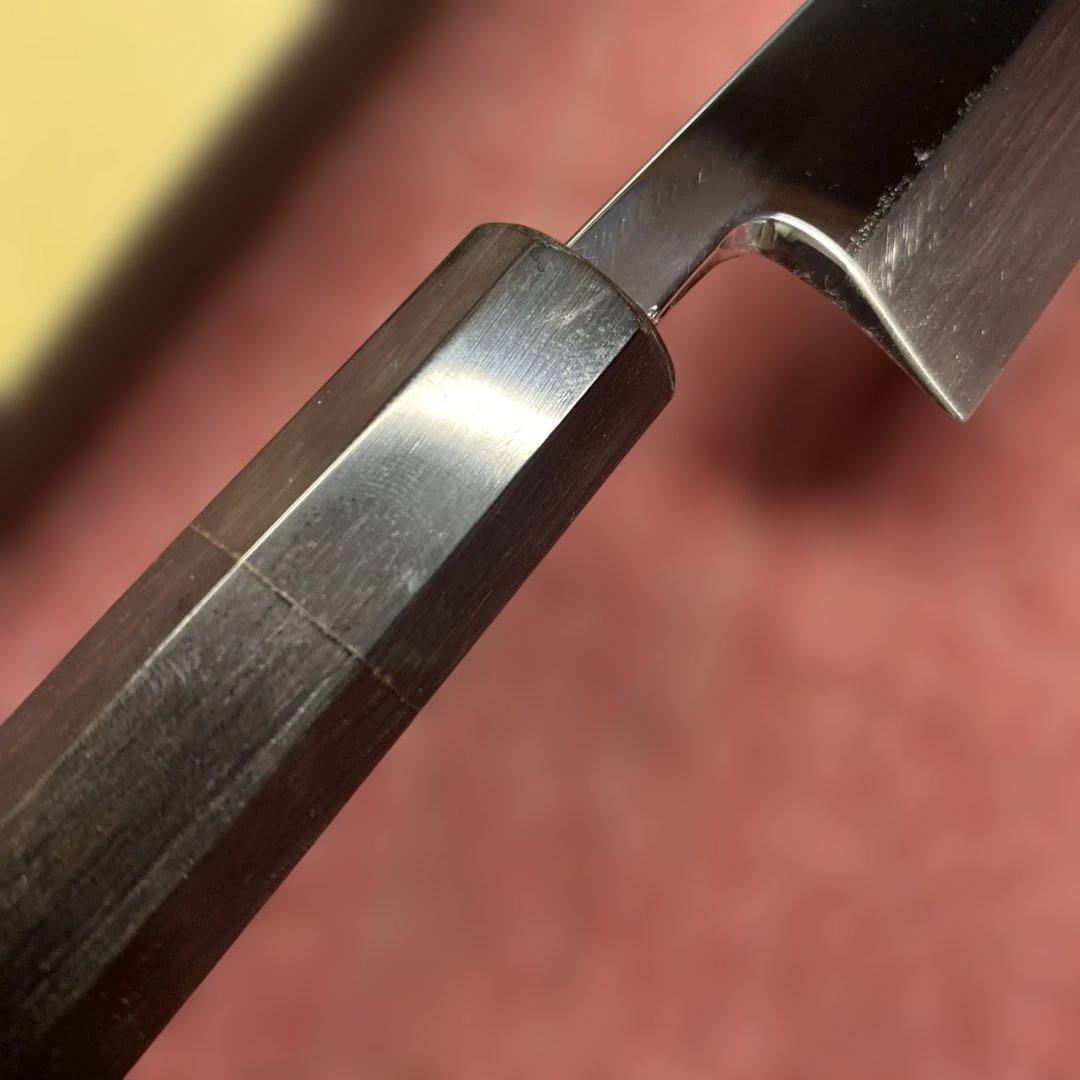 銀三　本焼き　切付型ペティ包丁　150㎜ 5寸
