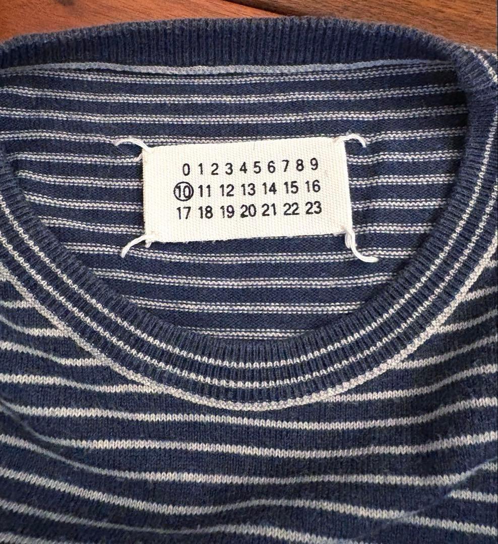 07SS Martin Margiela 10 ボーダーニット