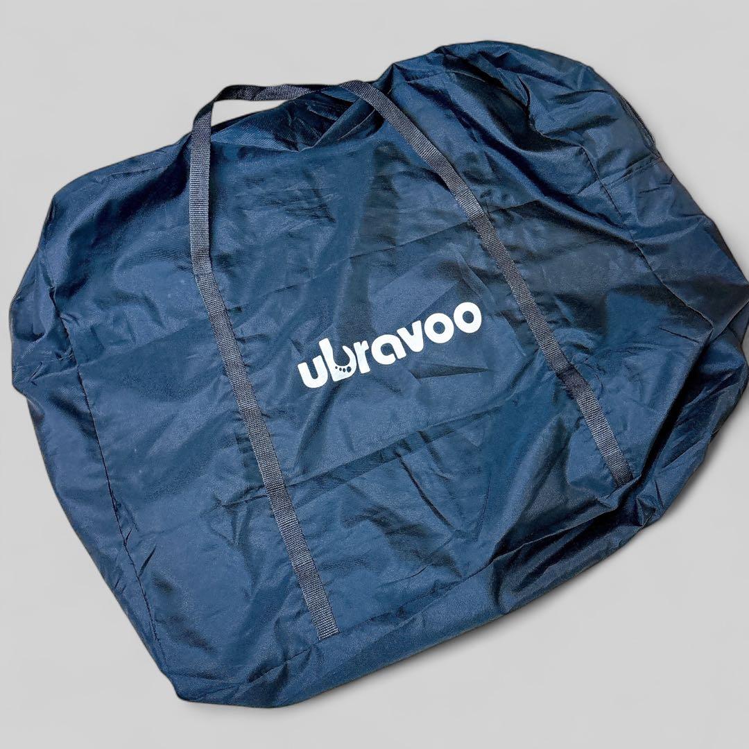 【極美品】 UBRAVOO ベビーベッド 折りたたみ キャスター 収納袋付き