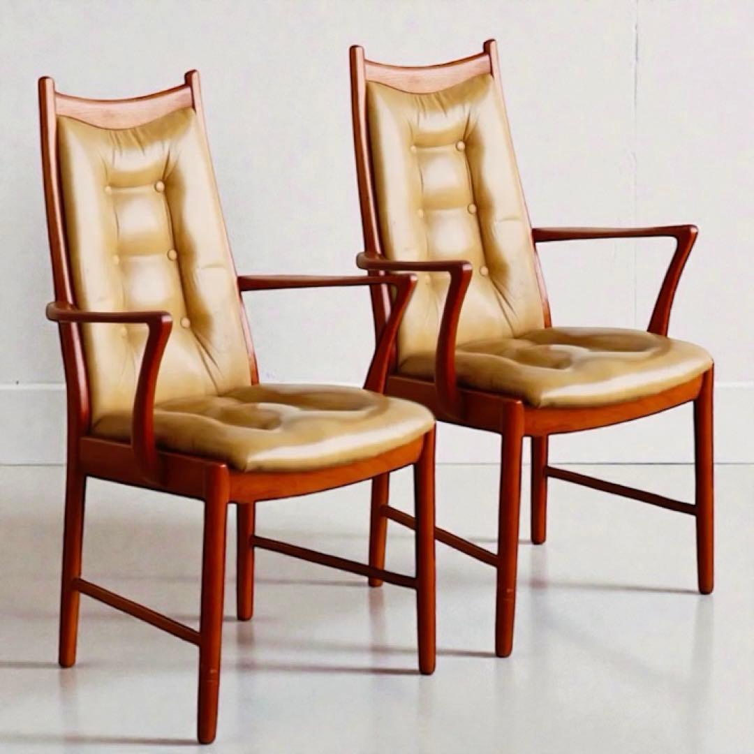 A.H. McINTOSH 英国ヴィンテージ アームチェア｜チーク材 1脚