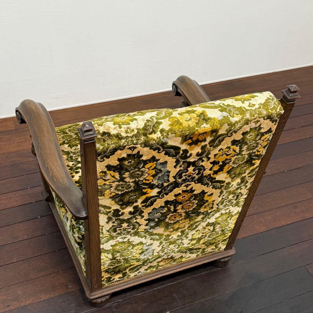 H110K59a 神戸洋家具 永田良介商店 1人掛けソファ