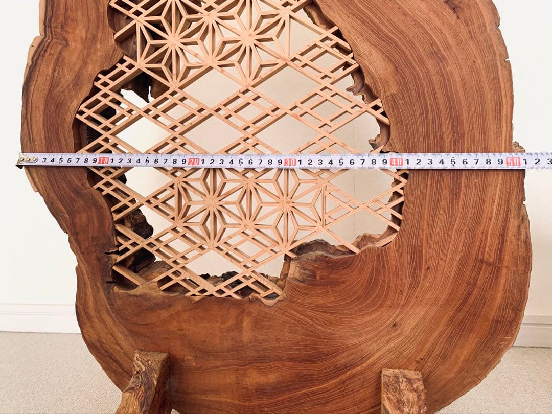 屋久杉衝立　和モダン　日本製　匠の技