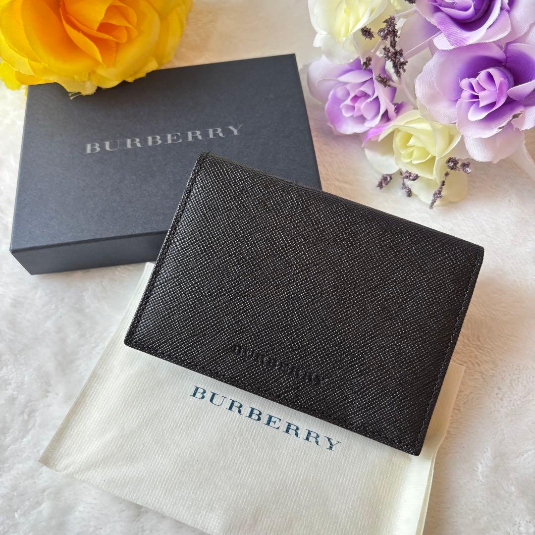 未使用✨　Burberry バーバリー　名刺入れ　パスケース　サフィアーノ