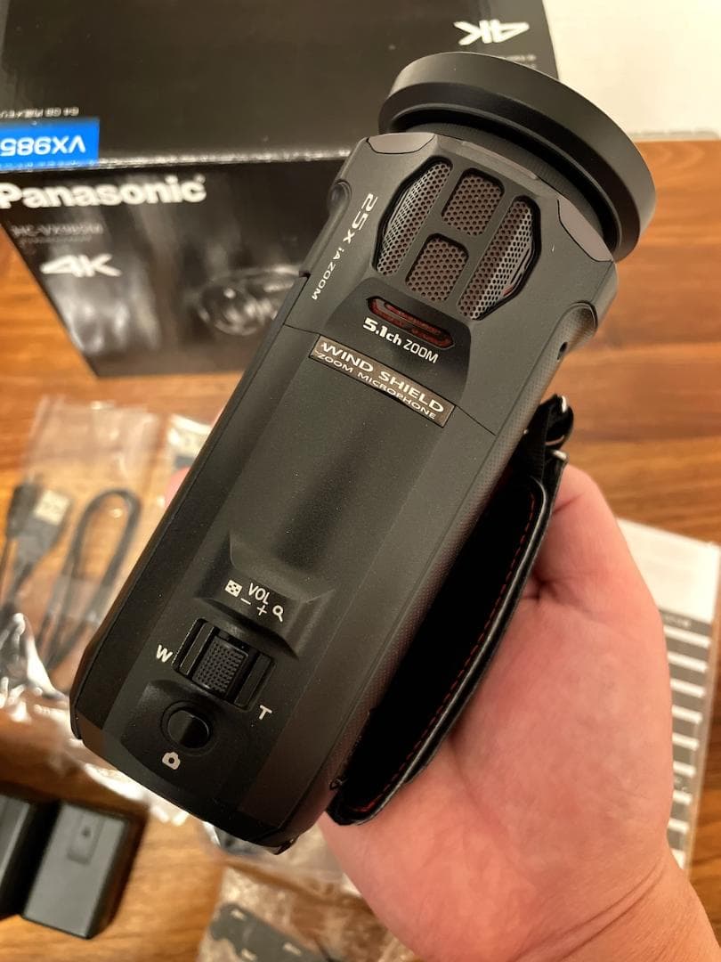 パナソニック HC-VX985M-K ブラック 64GB 4K ビデオカメラ