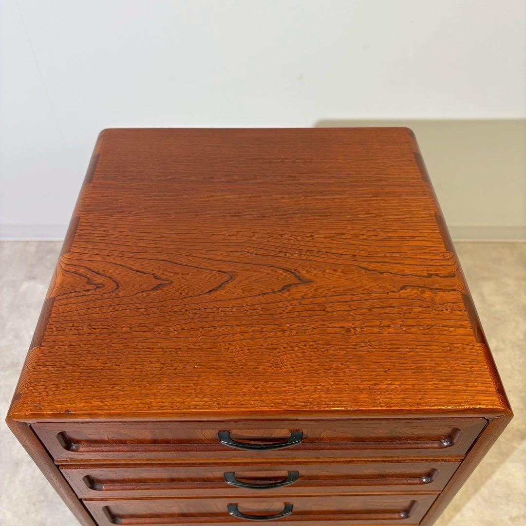 からくり箪笥　仕掛け箪笥　欅　7段　7杯　和モダン　和箪笥