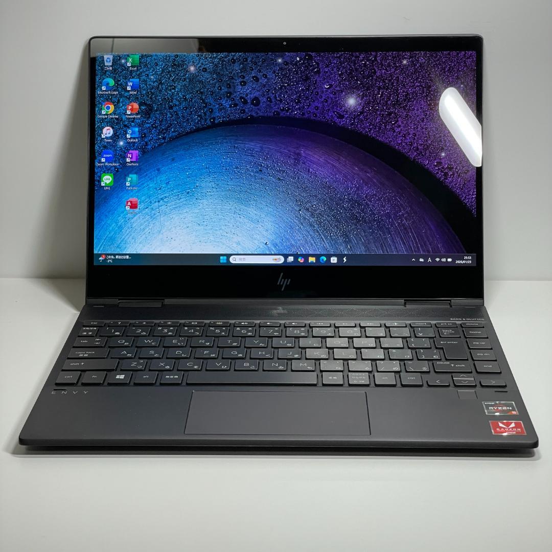 HP ENVY x360 Ryzen5 3500U ノートPC win11 薄型