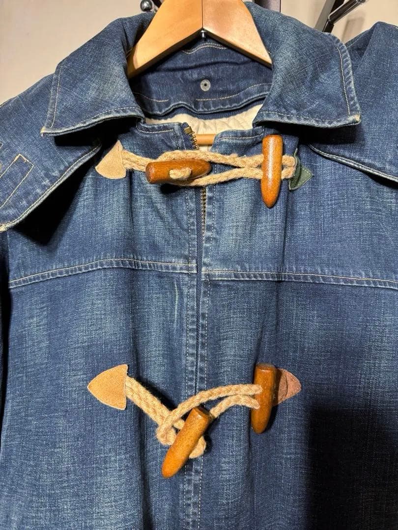 レア 2-tacs porter B印yoshida デニムダッフルコート