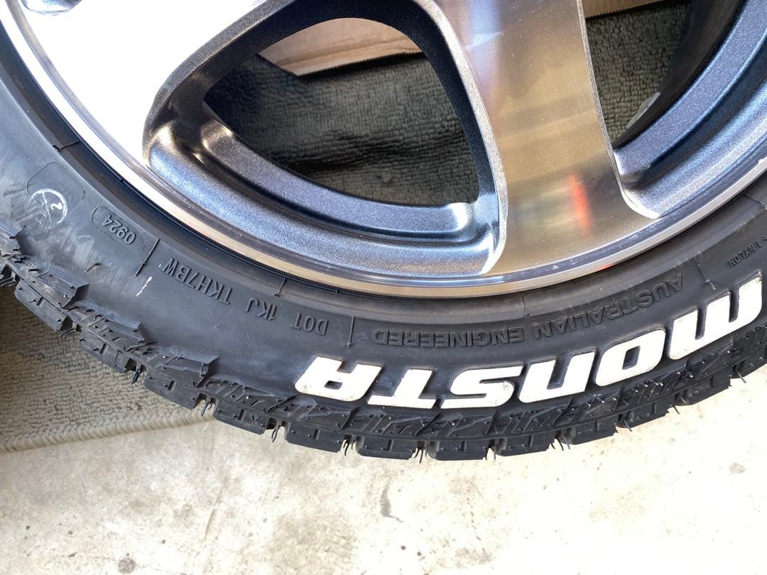 MONSTA 165/65R14 オフロードタイヤ ホイールセット① 2本セット