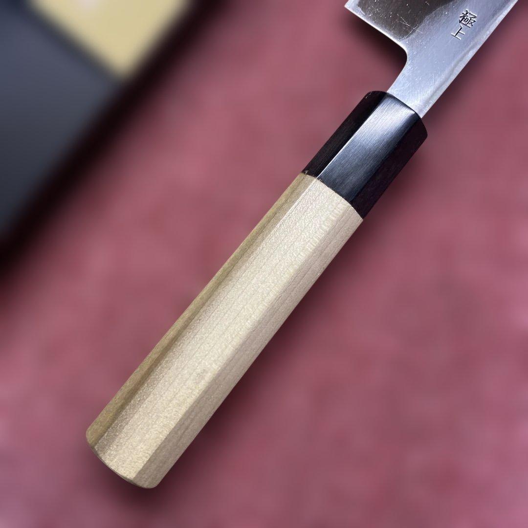 青二鋼　切付型特製万能和包丁　195㎜ 6.5寸