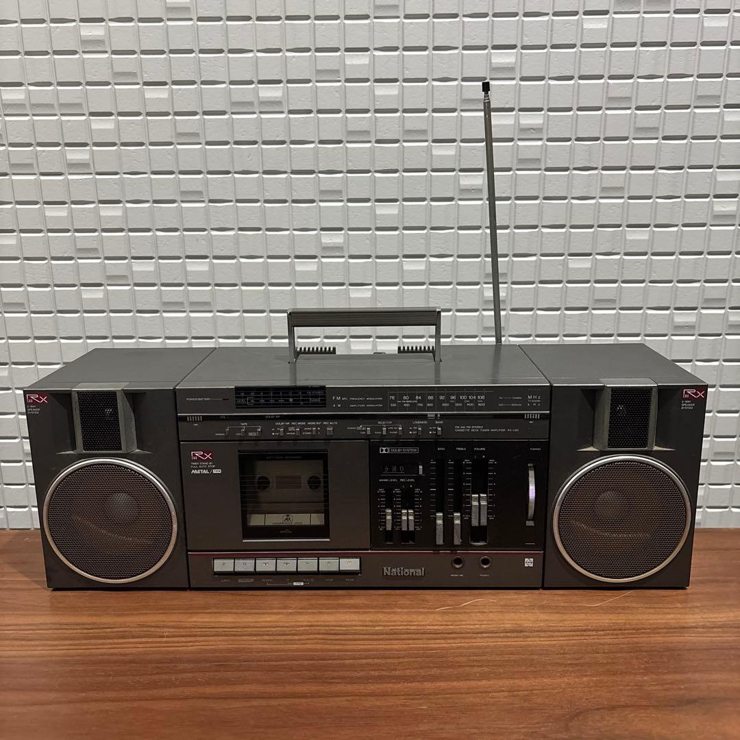 National ナショナル RX-C60 ラジカセ 昭和レトロ
