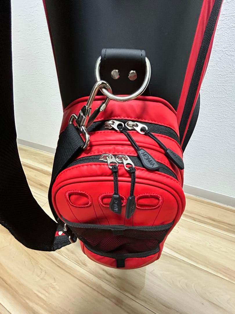 HONMA TW WORLD スタンドバッグ レッド　ウォータープルーフ