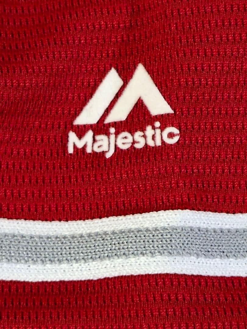 ①USA製 マジェスティック　エンゼルス 大谷翔平 ユニフォーム　Ｍ レッド