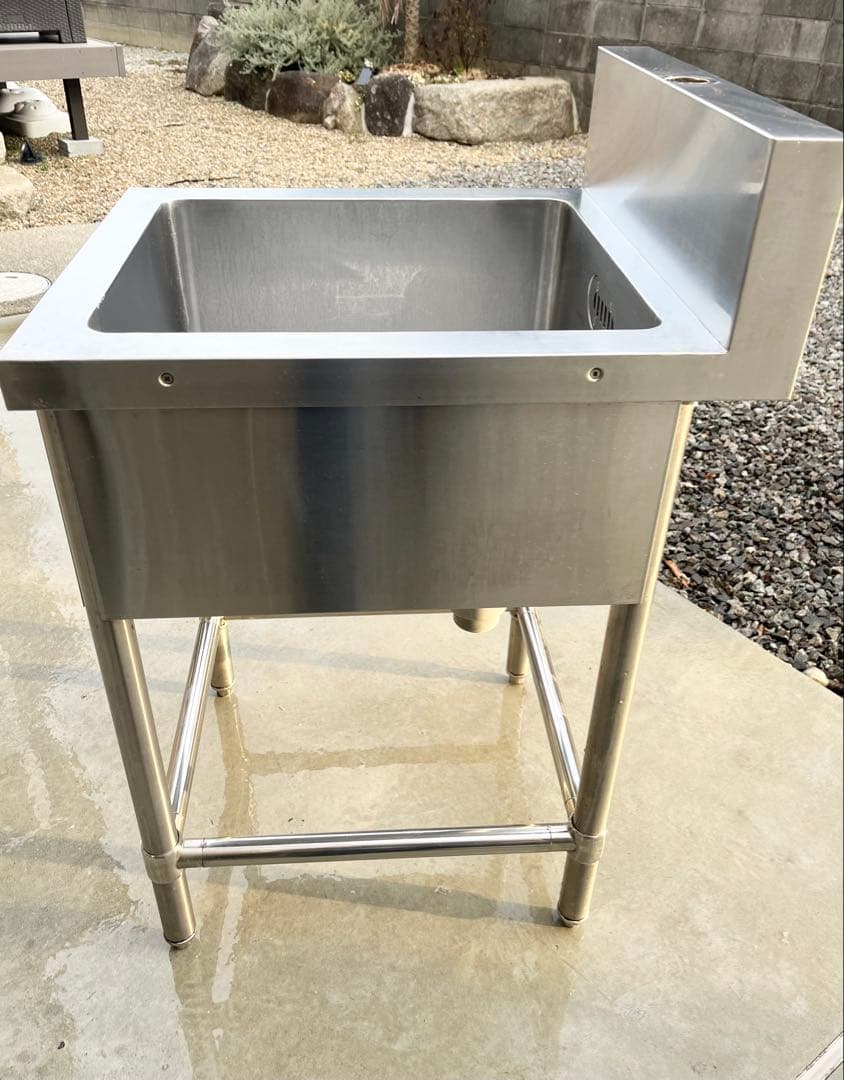 ステンレス1槽シンク 流し台 業務用　500×600×800