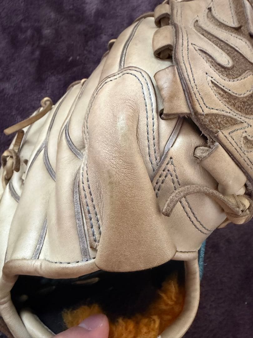 Mizuno Pro 硬式野球グローブ ブロンド