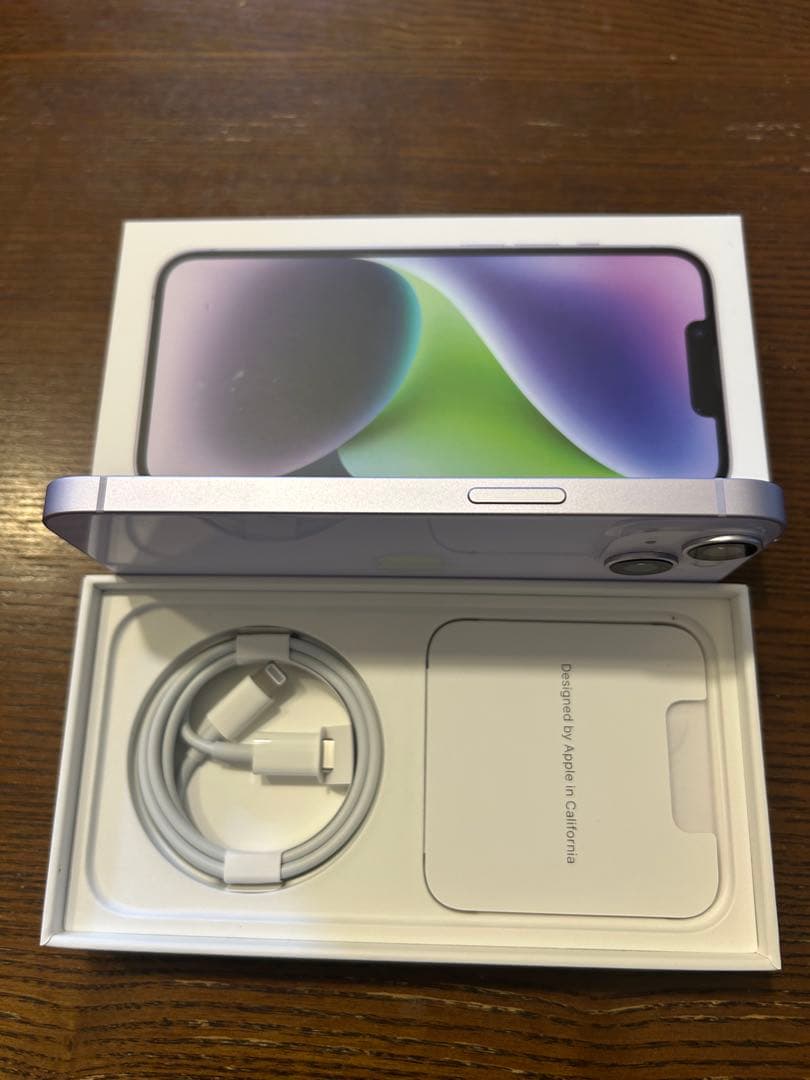 Apple iPhone 14 本体　256GB パープル