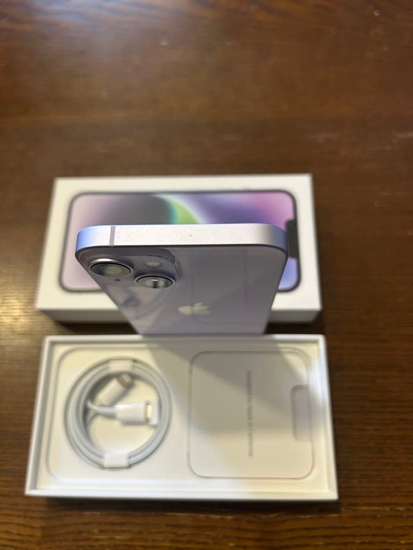 Apple iPhone 14 本体　256GB パープル